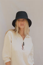 Load image into Gallery viewer, Wave Bucket Hat – Black
