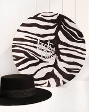 Load image into Gallery viewer, Hat Box - Large - Zebra Print
